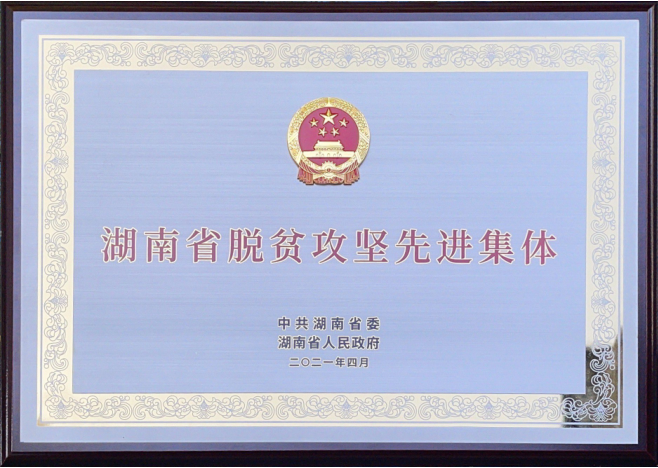 湖南省脫貧攻堅(jiān)先進(jìn)集體